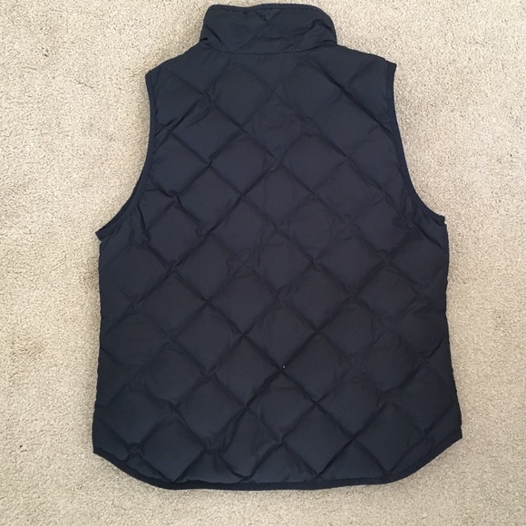 J Crew quilted puffer vest navy blue size large - Picture 4 of 6